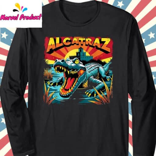 Alcatraz 2025 Crocodile Prison Tour Souvenir T-Shirt - Image 4