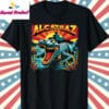 Alcatraz 2025 Crocodile Prison Tour Souvenir T Shirt