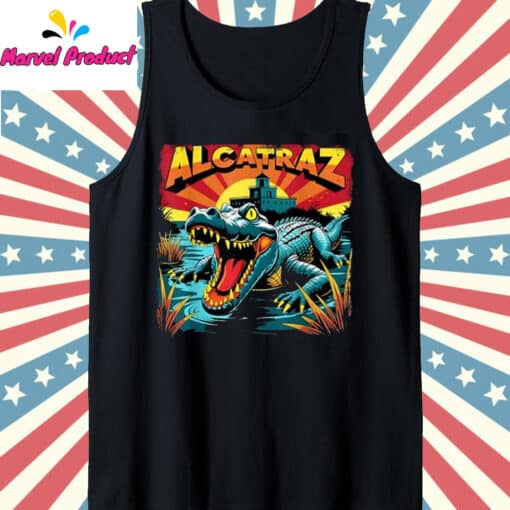 Alcatraz 2025 Crocodile Prison Tour Souvenir T-Shirt - Image 2