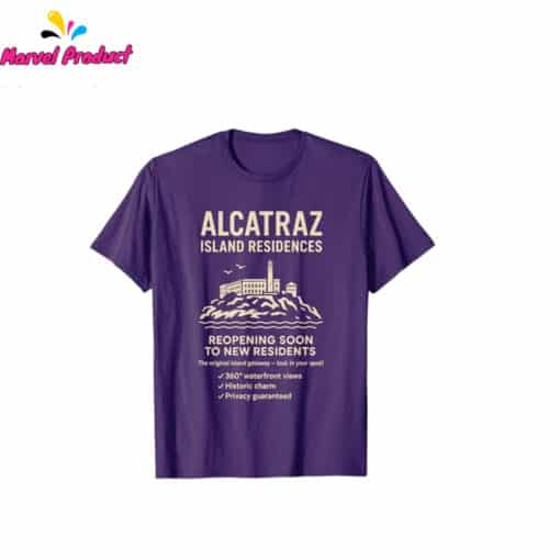 Alcatraz Island Prison History  Holidays Vacationer T-Shirt - Image 4
