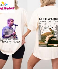 Alex Warren Cheaper Than Therapy Tour Shirt