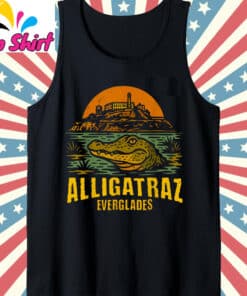 Alligator Alcatraz Funny Meme Florida Everglades ShirtTank Top