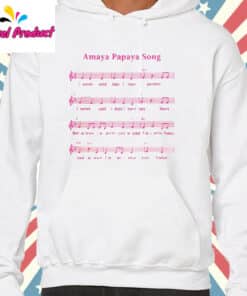 Amaya Papaya Song Hoodie White