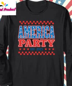 America Party Established 2025 Long Sleeve Black