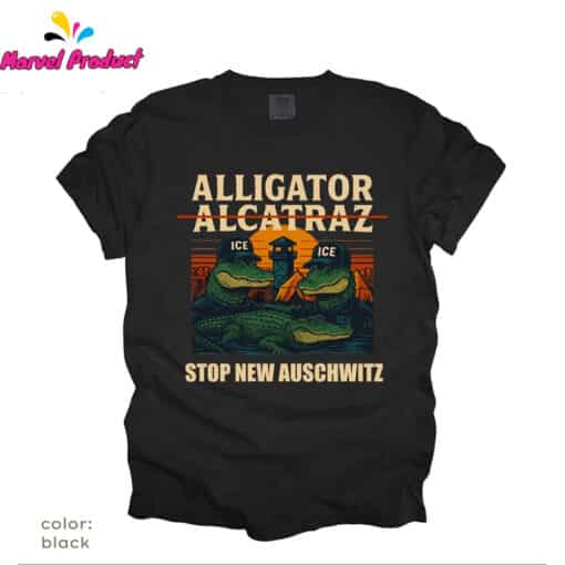 Anti ICE Alligator Alcatraz Shirt