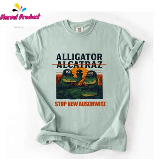 Anti ICE Alligator Alcatraz Shirt - Image 2