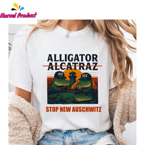 Anti ICE Alligator Alcatraz Shirt - Image 3
