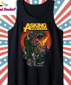Asking Alexandria Dino Tank Top Black