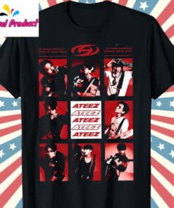 Ateez 2025 World Tour Shirt