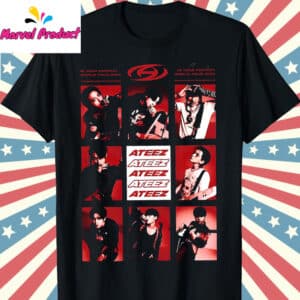 Ateez 2025 World Tour Shirt 12 Ateez 2025 World Tour Shirt 1