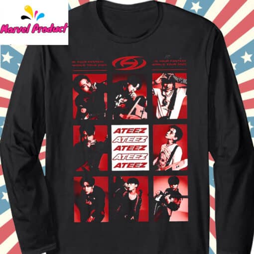 Ateez 2025 World Tour Shirt - Image 3