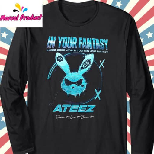 Ateez In Your Fantasy Cyberpunk 2025 Tour Shirt - Image 3