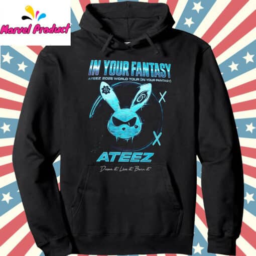 Ateez In Your Fantasy Cyberpunk 2025 Tour Shirt - Image 4