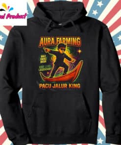 Aura Farming Hoodie Black