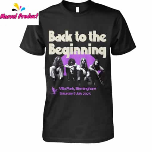 Back to the Beginning Villa Park Birmingham Concert Shirt 2025