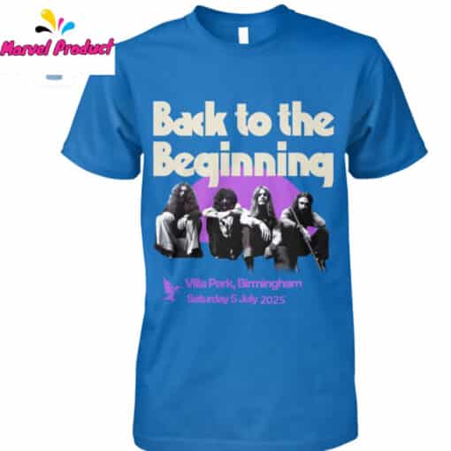 Back to the Beginning Villa Park Birmingham Concert Shirt 2025 - Image 4
