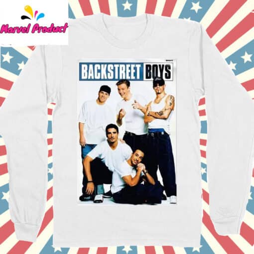 Backstreet Boys 90s Boy Band Music Shirt - Image 3