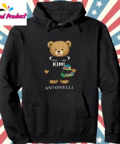 Bearnelli Kimi Antonelli Bear Hoodie Black