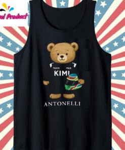 Bearnelli Kimi Antonelli Bear Tank Top Black