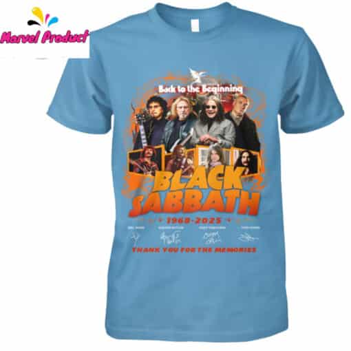 Black Sabbath 1968-2025 Back to the Beginning Shirt - Image 2