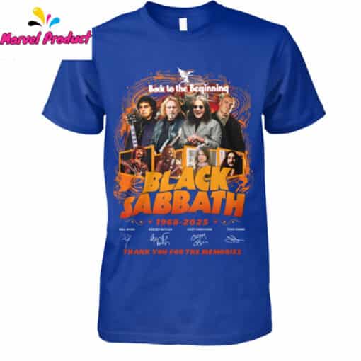 Black Sabbath 1968-2025 Back to the Beginning Shirt - Image 3