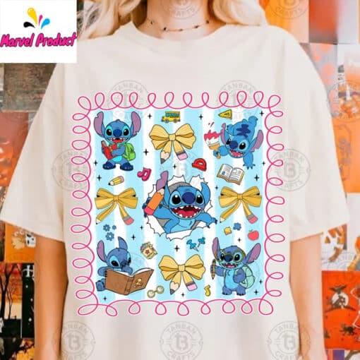 Blue Alien Character Shirt - Image 2