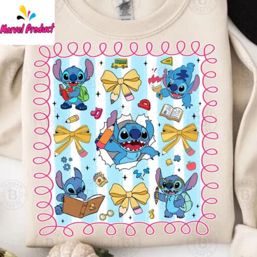 Blue Alien Character Shirt - Image 4