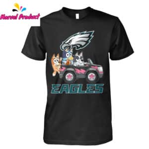 Bluey Cartoon Characters Philadelphia Eagles Fan Shirt 12 Bluey Cartoon Characters Philadelphia Eagles Fan Shirt
