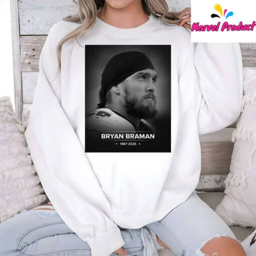 Bryan Braman 1987-2025 In Memory Shirt - Image 4