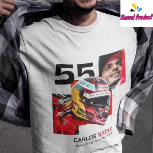 Carlos Sainz  55 Racing Shirt - Image 2