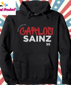 Carlos Sainz Smooth Operator 55 F1 Hoodie Black