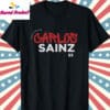 Carlos Sainz Smooth Operator 55 F1 T Shirt Black