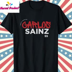 Carlos Sainz Smooth Operator #55 F1 Shirt 12 Carlos Sainz Smooth Operator 55 F1 T Shirt Black
