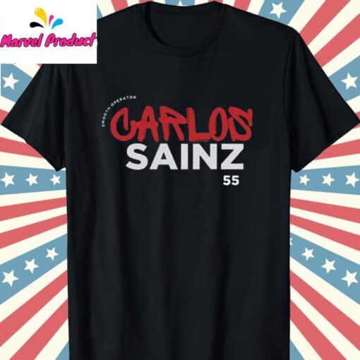 Carlos Sainz Smooth Operator #55 F1 Shirt