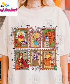 Cartoon Stamps Coquette Bow Character Shirt3