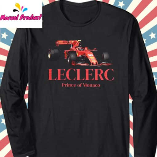 Charles Leclerc Prince of Monaco Ferrari F1 Shirt - Image 3