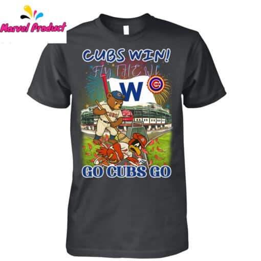 Chicago Cubs Win Fly The W Go Cubs Go Baseball Shirt