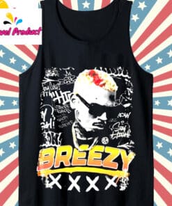Chris Brown Breezy Graffiti Graphic Shirt3
