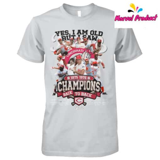Cincinnati Reds 1975-1976 Champions Back To Back Shirt - Image 2