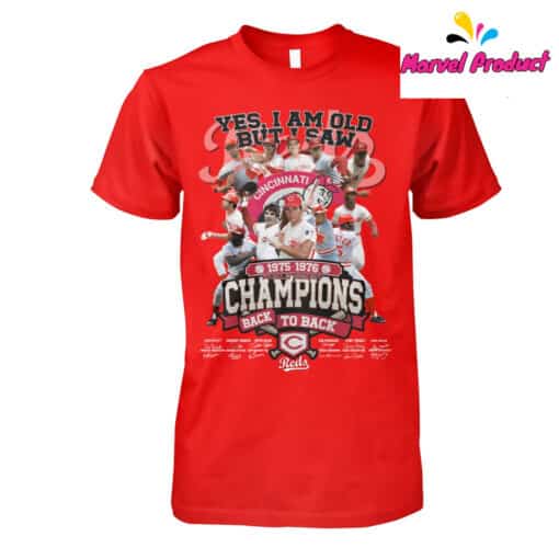 Cincinnati Reds 1975-1976 Champions Back To Back Shirt - Image 4