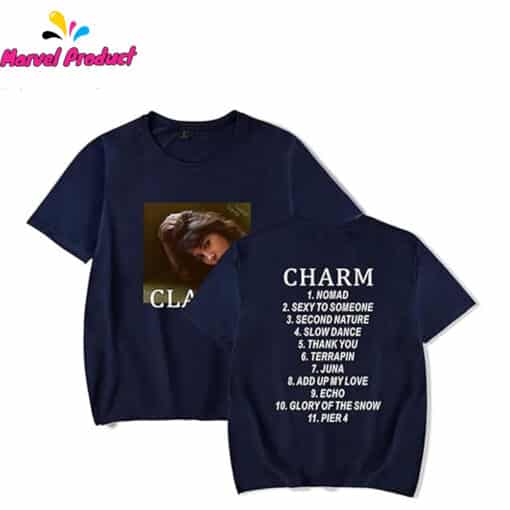 Clairo Charm Tracklist T-Shirt - Image 2