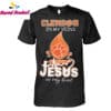 Clemson In My Veins Jesus In My Heart Graphic Shirt