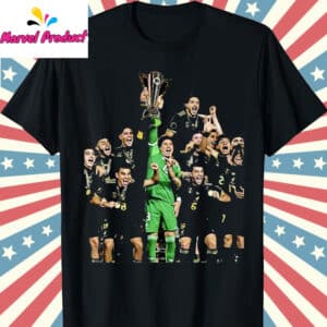 Club America Liga MX Champions Celebration T Shirt Black