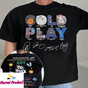 Coldplay Album Art Signatures Fan Shirt
