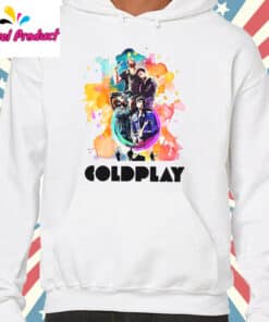 Coldplay Band Hoodie White