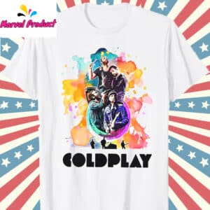 Coldplay Band T Shirt White