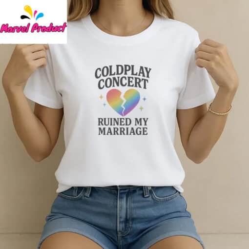 Coldplay Concert Ruined My Marriage Funny Shirt - Image 2