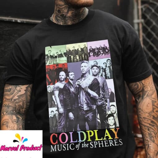 Coldplay Music of the Spheres Band Photos Fan Shirt
