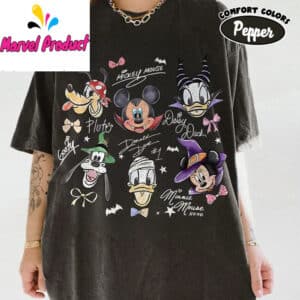 Coquette Bow Mickey Friends Halloween Shirt 12 Coquette Bow Mickey Friends Halloween Shirt