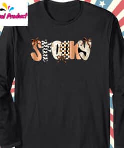 Coquette Bow Spooky Shirt Long Sleeve Black
